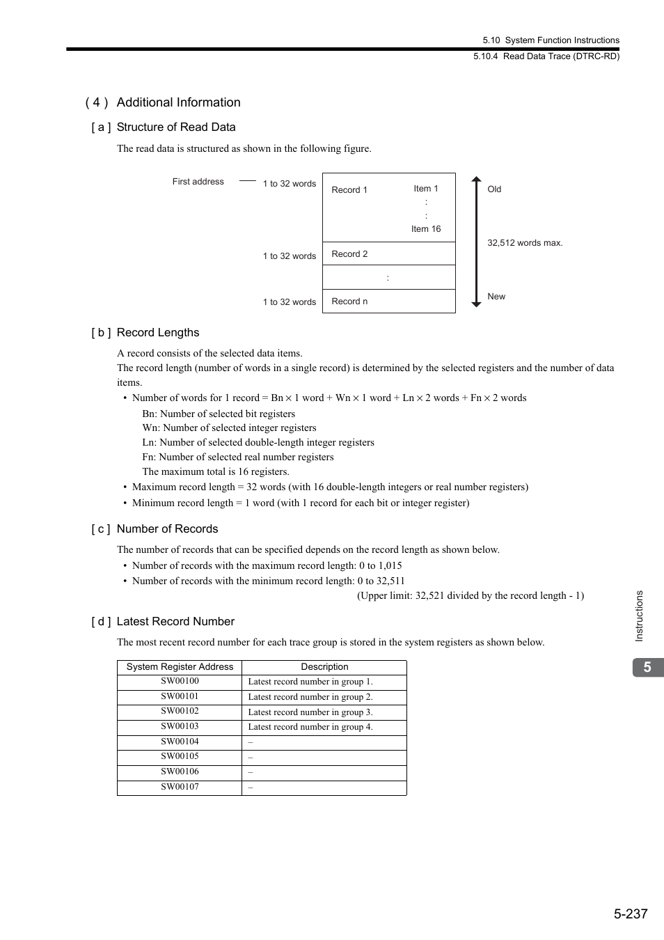 4 ) additional information | Yaskawa MP900 Series Ladder Programming Manual User Manual | Page 306 / 415