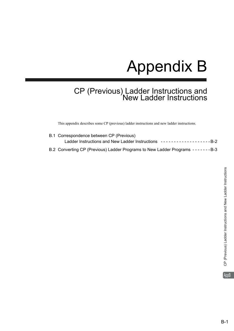 Appendix b | Yaskawa MP900 Series Ladder Programming Manual User Manual | Page 393 / 415