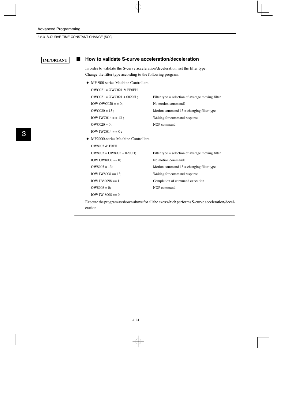 Yaskawa MP900 Series Motion Programming Manual User Manual | Page 124 / 211