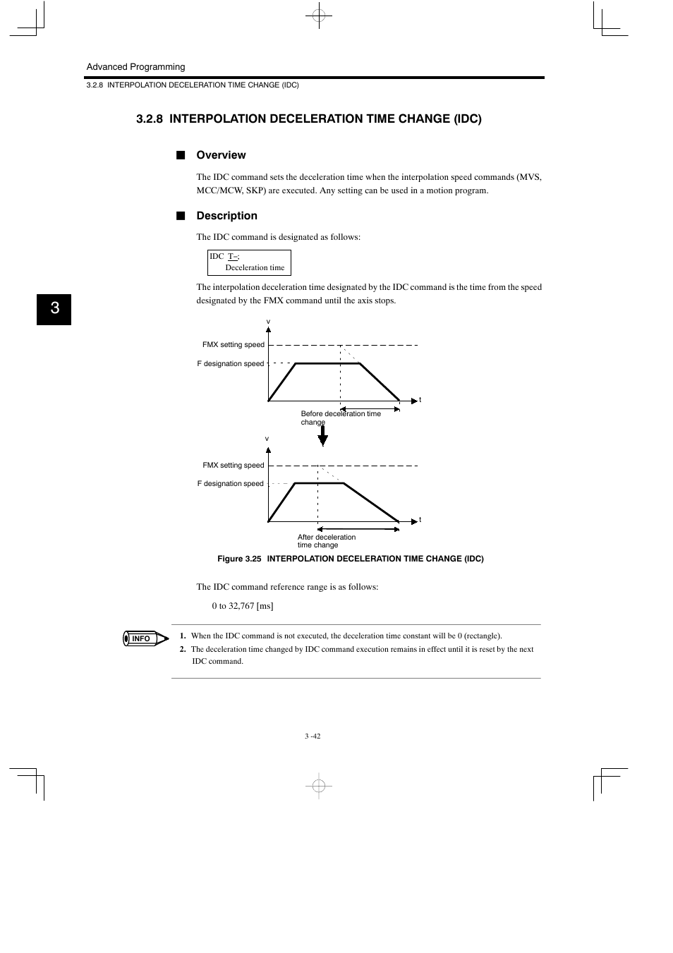 8 interpolation deceleration time change (idc) | Yaskawa MP900 Series Motion Programming Manual User Manual | Page 132 / 211