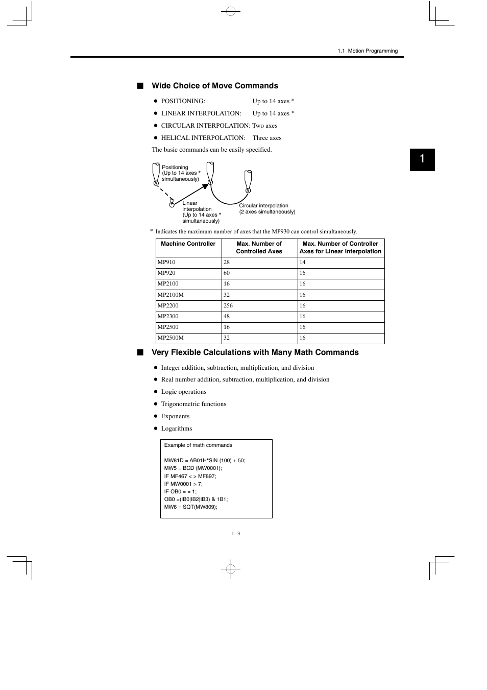 Yaskawa MP900 Series Motion Programming Manual User Manual | Page 17 / 211