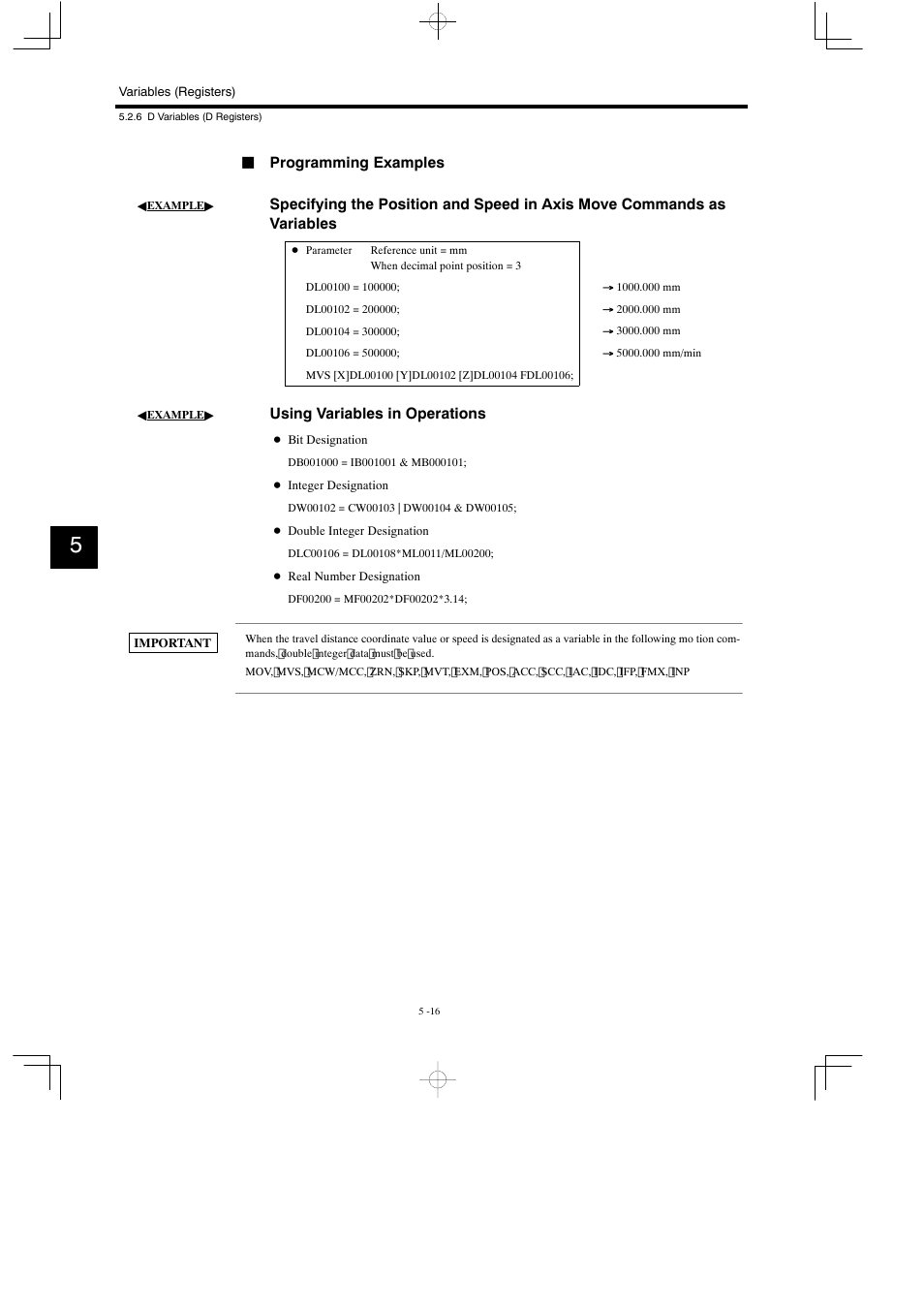 Yaskawa MP900 Series Motion Programming Manual User Manual | Page 186 / 211