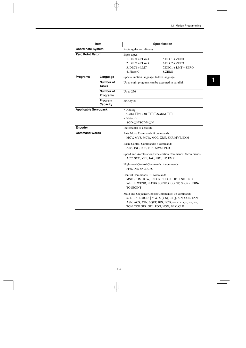 Yaskawa MP900 Series Motion Programming Manual User Manual | Page 21 / 211