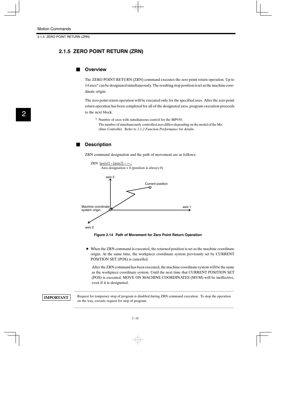 5 zero point return (zrn) | Yaskawa MP900 Series Motion Programming Manual User Manual | Page 71 / 211