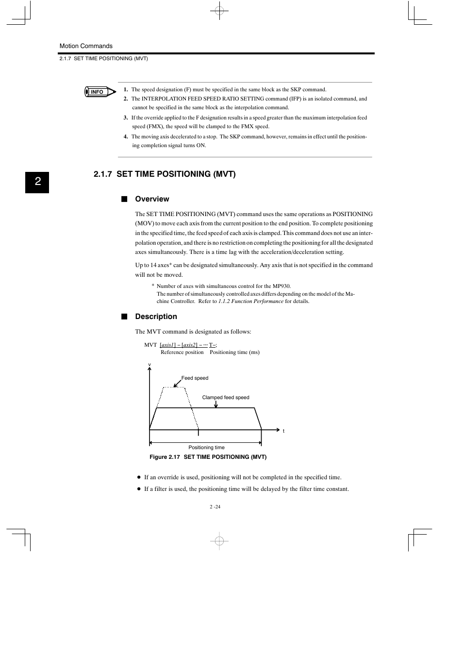 7 set time positioning (mvt) | Yaskawa MP900 Series Motion Programming Manual User Manual | Page 77 / 211