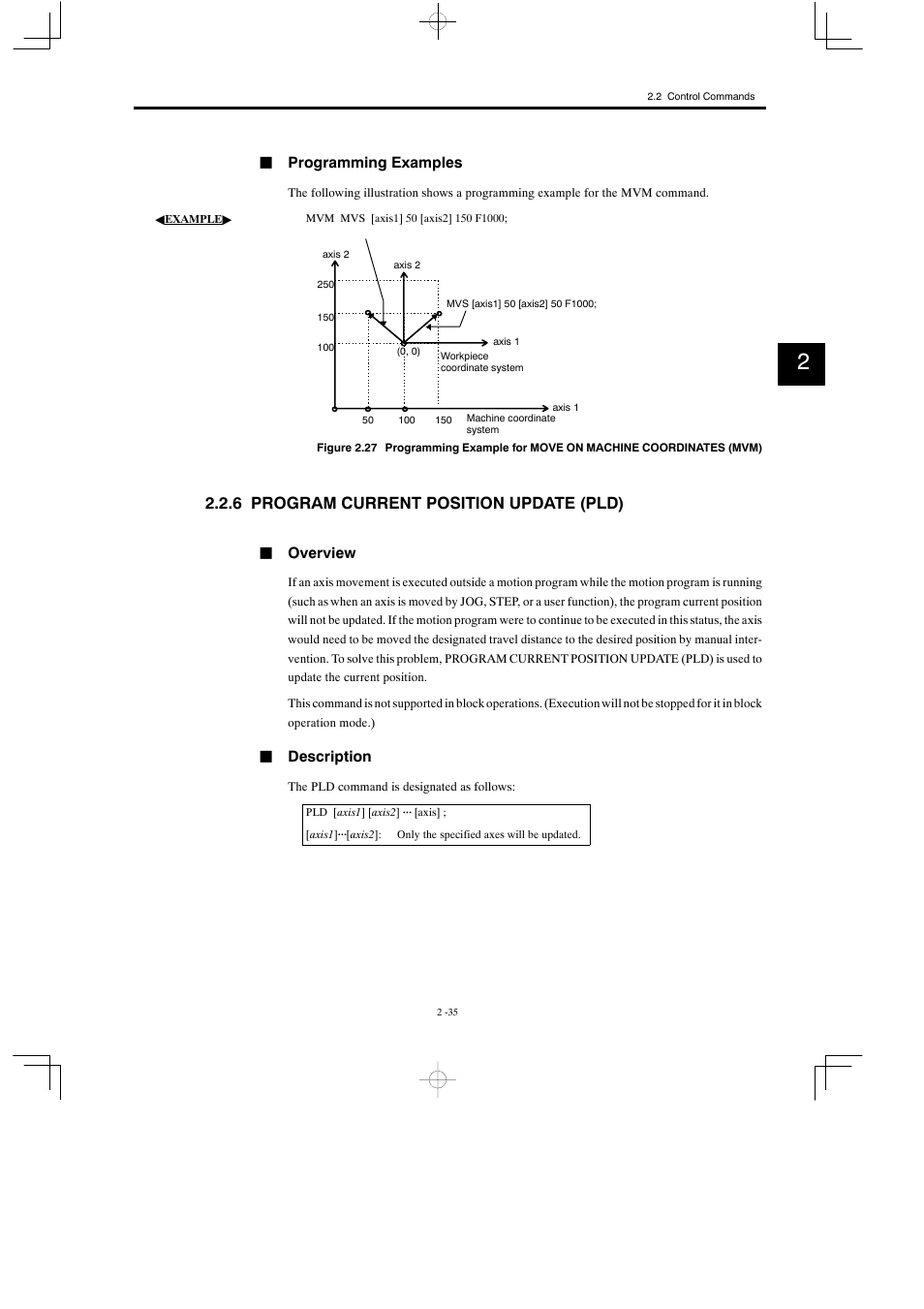 6 program current position update (pld) | Yaskawa MP900 Series Motion Programming Manual User Manual | Page 88 / 211