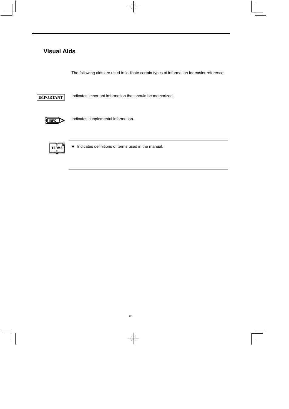 Visual aids | Yaskawa MP900 Teach Pendant User Manual | Page 3 / 80