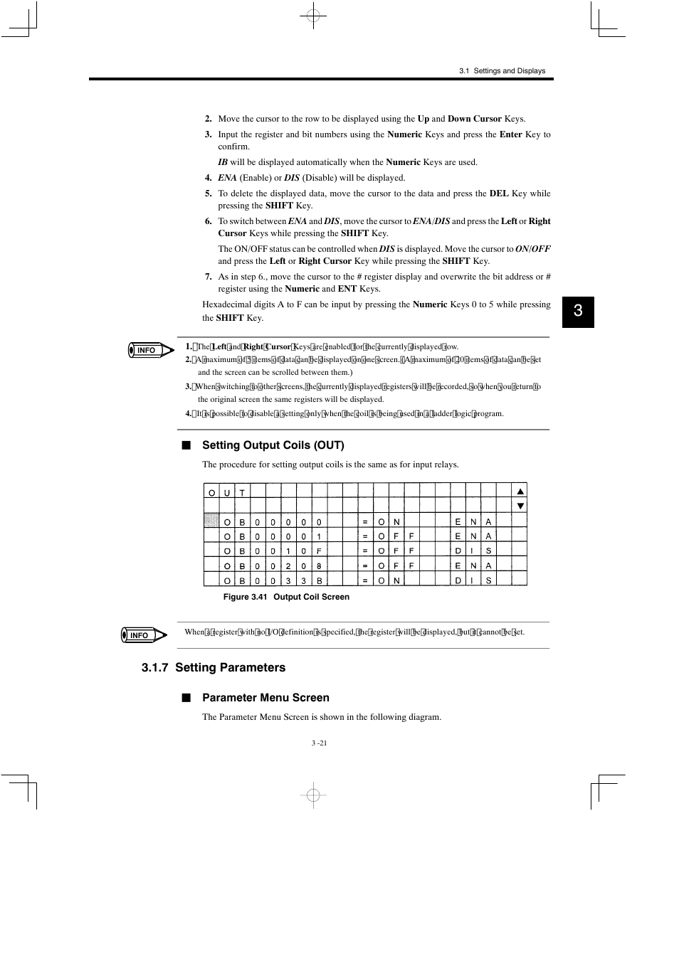 7 setting parameters | Yaskawa MP900 Teach Pendant User Manual | Page 52 / 80