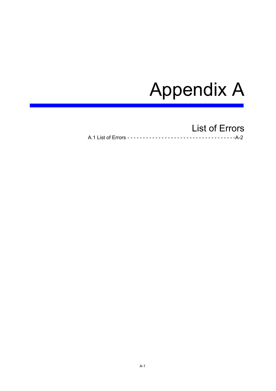 Appendix a | Yaskawa MP900 Series MPLoader User Manual | Page 38 / 41