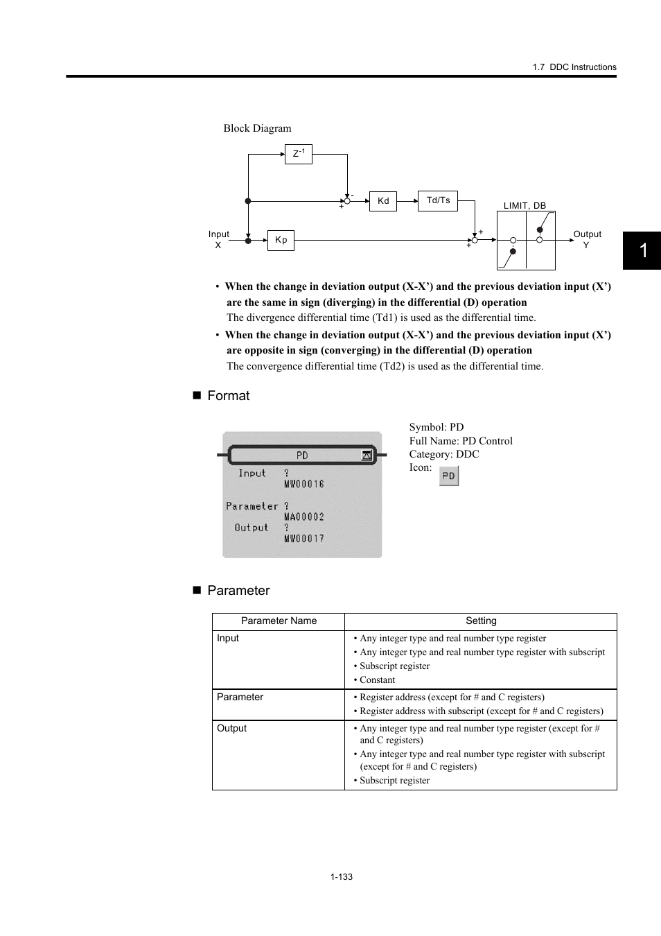 Format  parameter | Yaskawa MP900 Series Machine Controller New Ladder Editor User Manual | Page 143 / 250