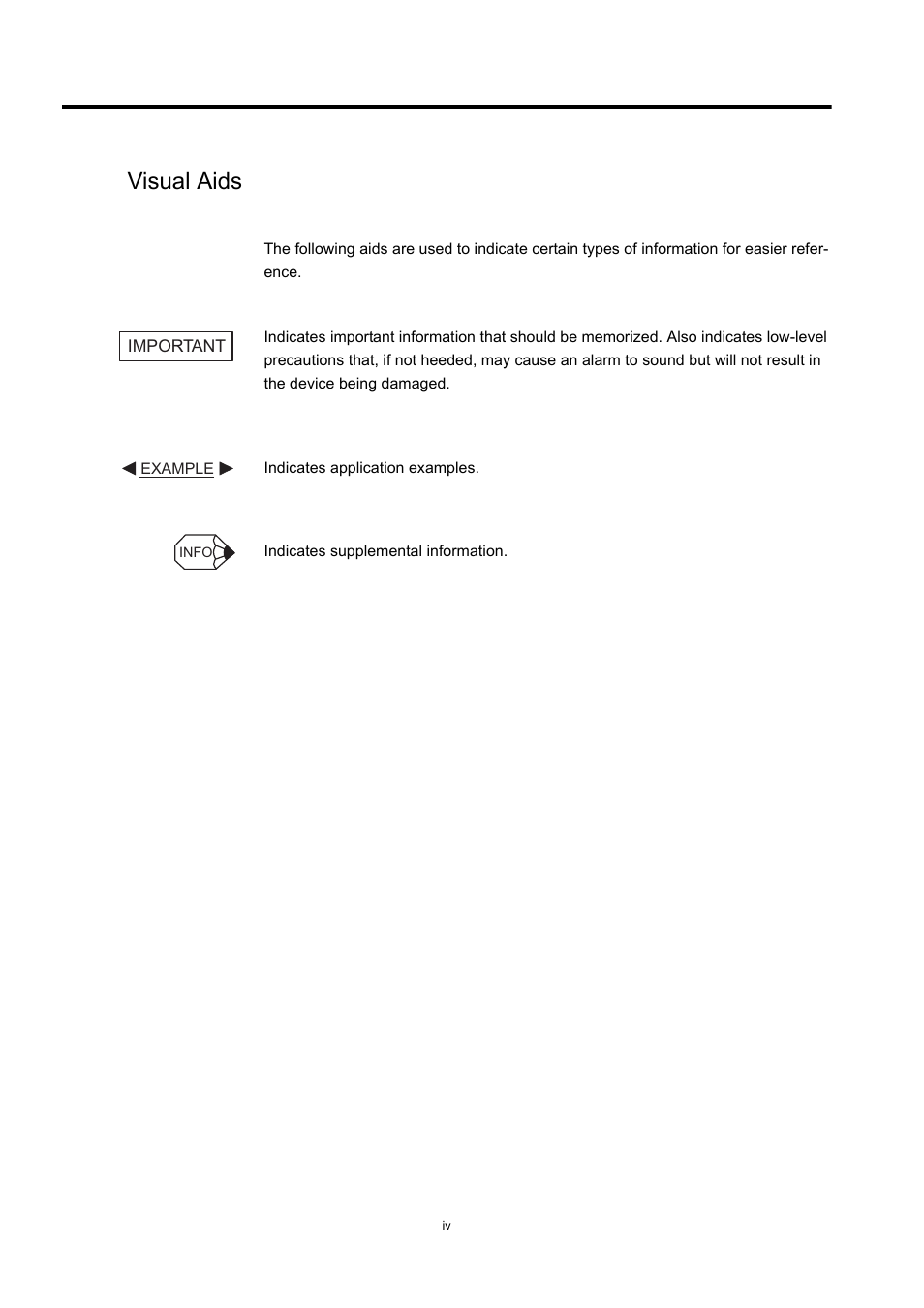Visual aids | Yaskawa MP900 Series Machine Controller New Ladder Editor User Manual | Page 4 / 250
