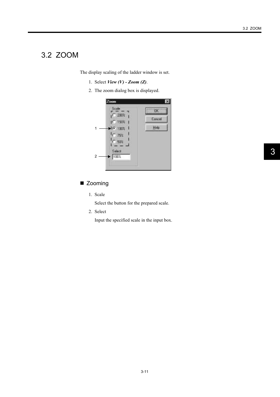 2 zoom | Yaskawa MP900 Series Machine Controller New Ladder Editor User Manual | Page 109 / 226