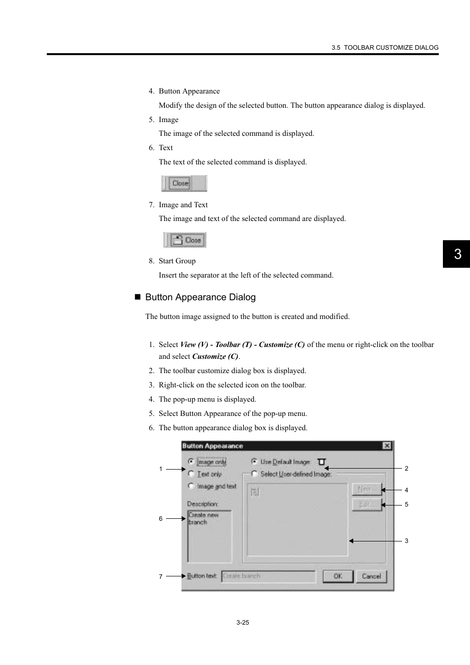 Button appearance dialog | Yaskawa MP900 Series Machine Controller New Ladder Editor User Manual | Page 123 / 226