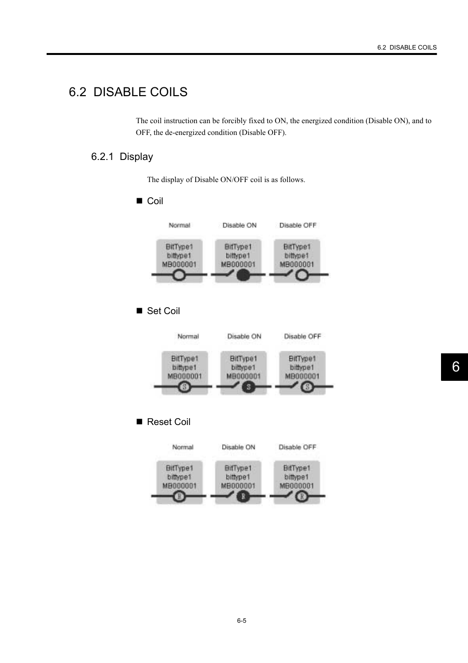 2 disable coils, 1 display | Yaskawa MP900 Series Machine Controller New Ladder Editor User Manual | Page 179 / 226