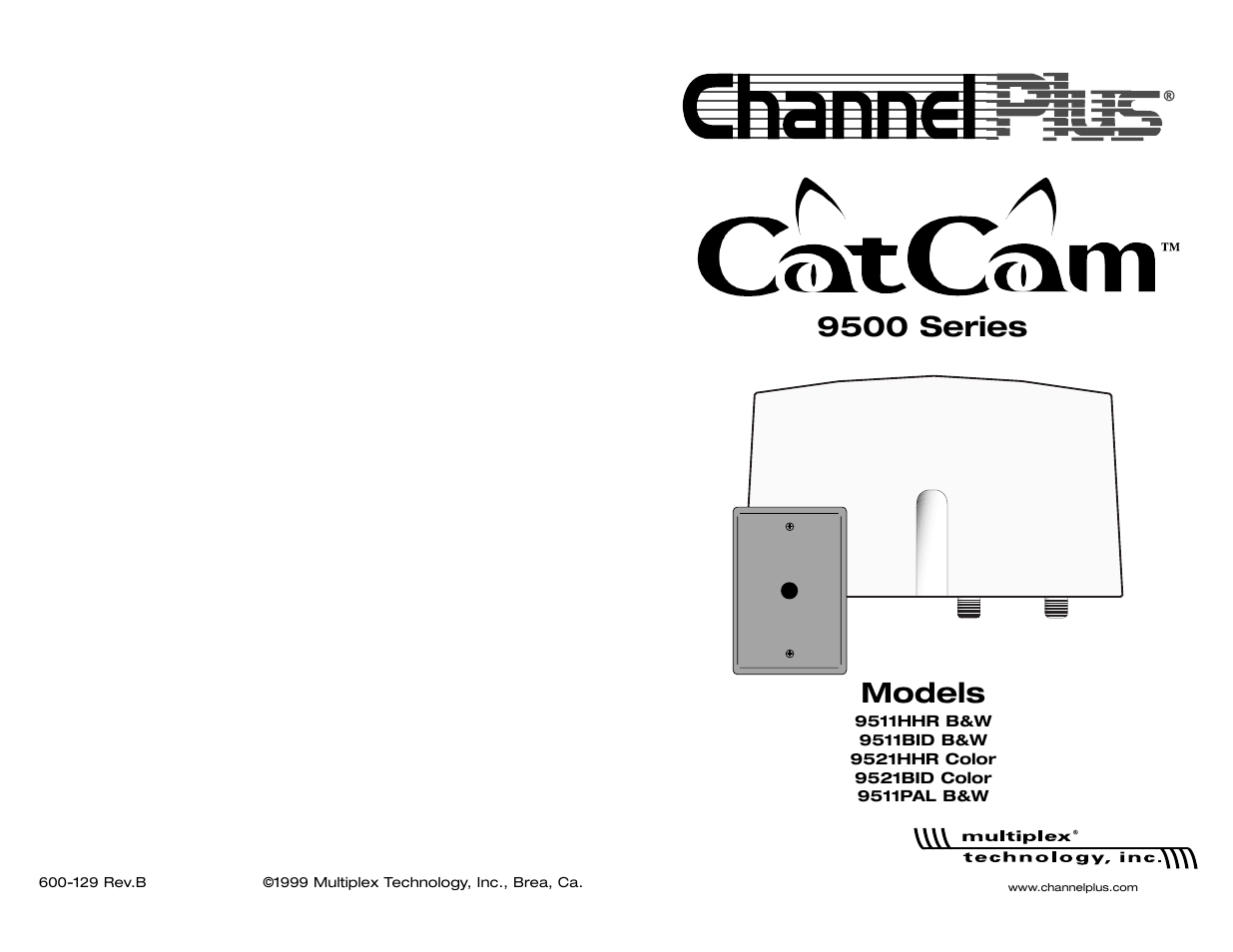 Channel Plus CAT CAM 9511BID B&W User Manual | 6 pages