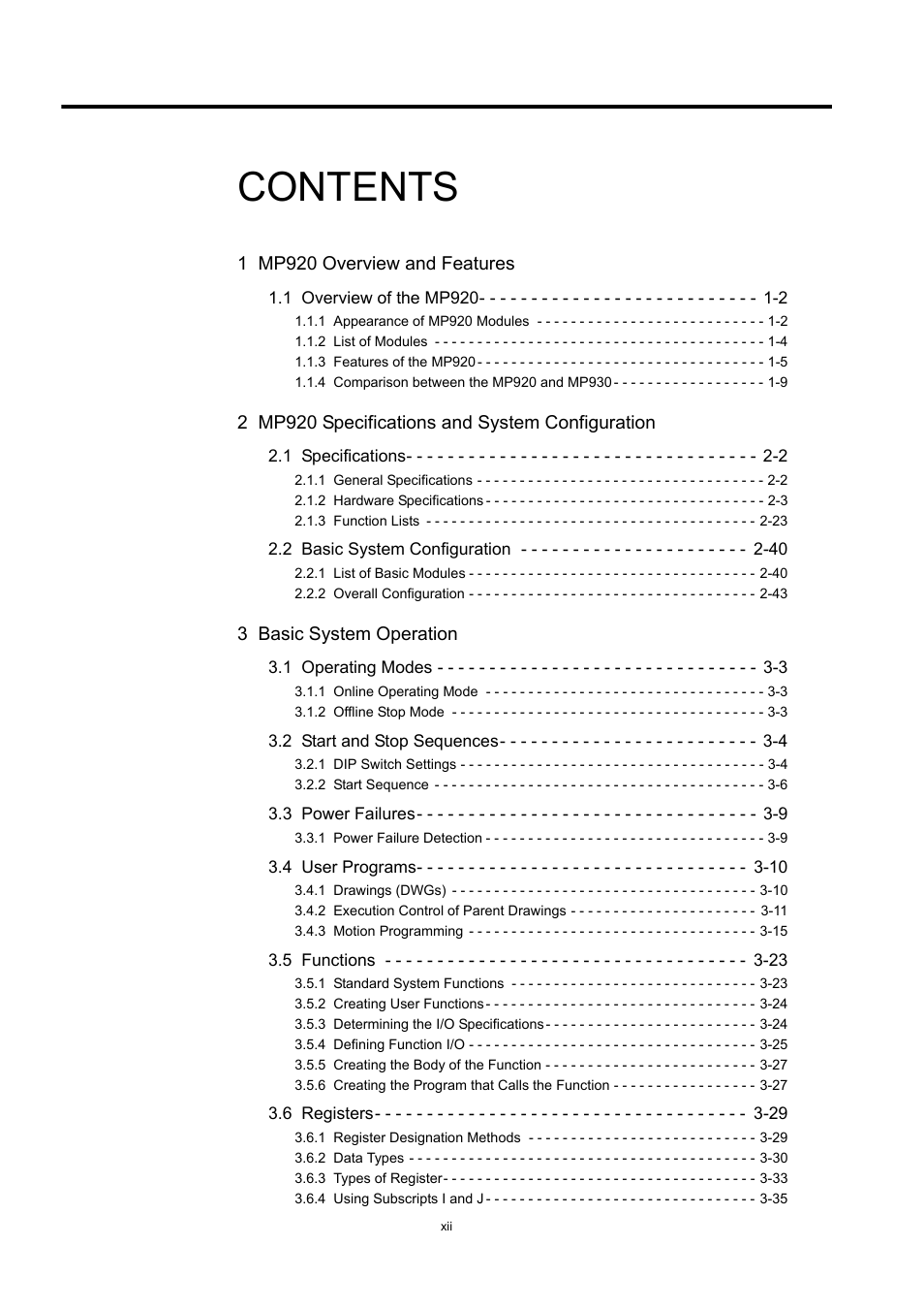 Yaskawa MP920 User's Manual Design User Manual | Page 12 / 565