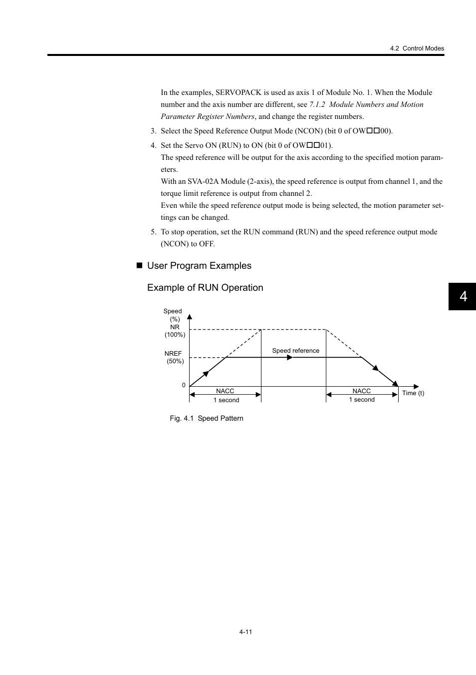 User program examples example of run operation | Yaskawa MP920 User's Manual Design User Manual | Page 125 / 565