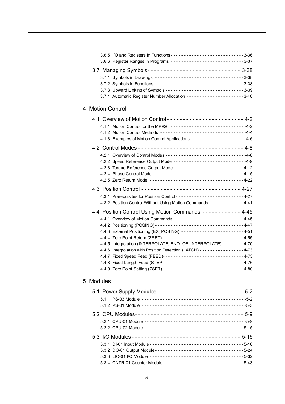 Yaskawa MP920 User's Manual Design User Manual | Page 13 / 565