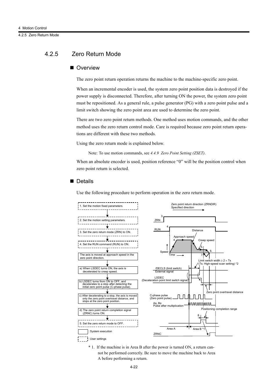 5 zero return mode, Overview, Details | Yaskawa MP920 User's Manual Design User Manual | Page 136 / 565