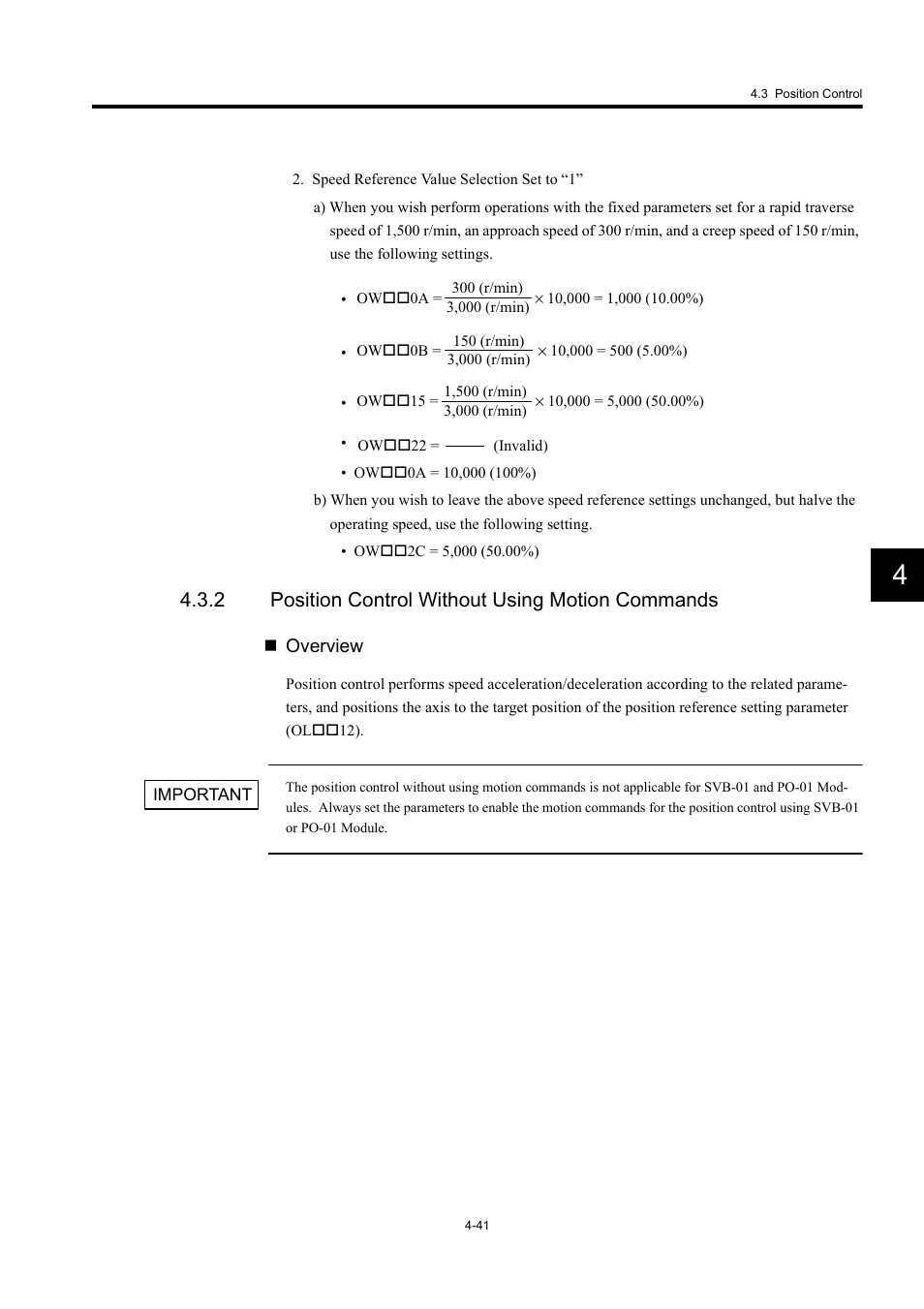 2 position control without using motion commands | Yaskawa MP920 User's Manual Design User Manual | Page 155 / 565