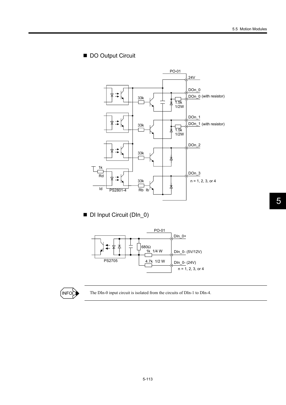 Do output circuit  di input circuit (din_0) | Yaskawa MP920 User's Manual Design User Manual | Page 308 / 565