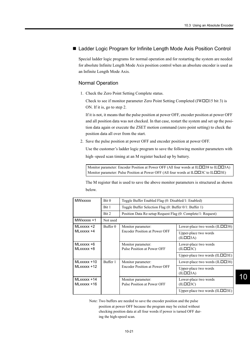 Normal operation | Yaskawa MP920 User's Manual Design User Manual | Page 466 / 565