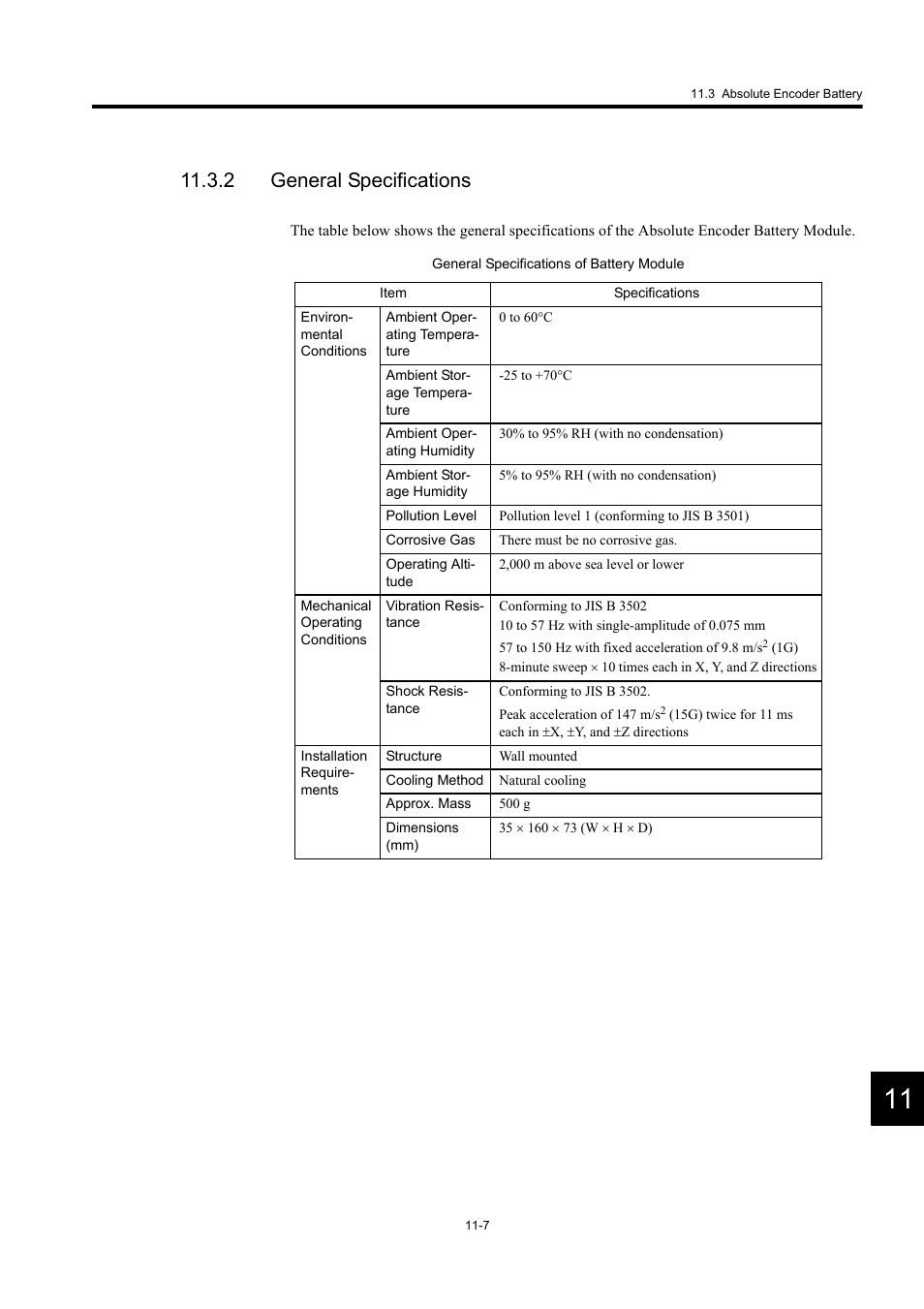 2 general specifications | Yaskawa MP920 User's Manual Design User Manual | Page 479 / 565