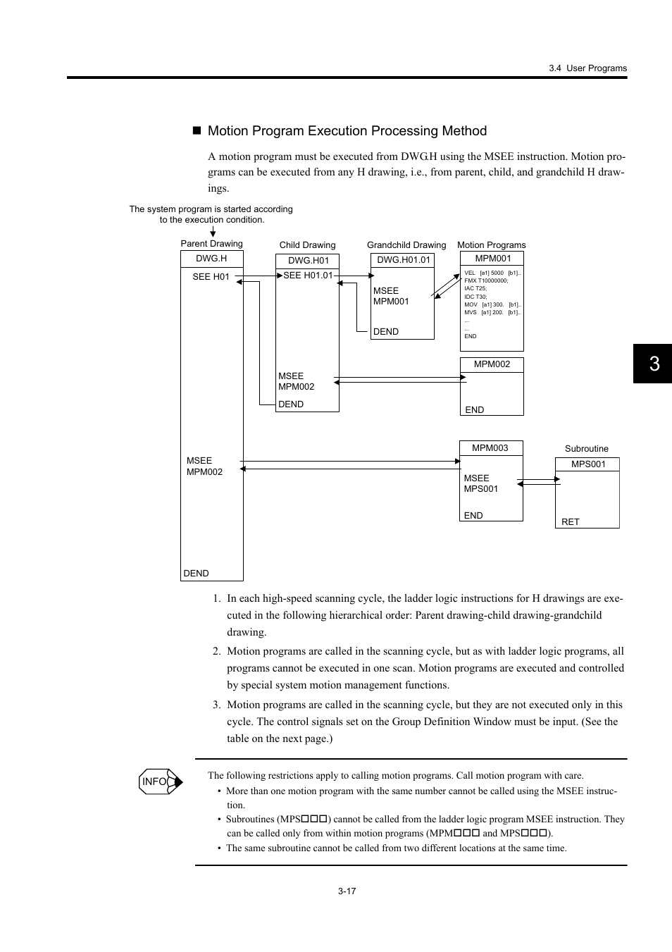 Motion program execution processing method | Yaskawa MP920 User's Manual Design User Manual | Page 91 / 565