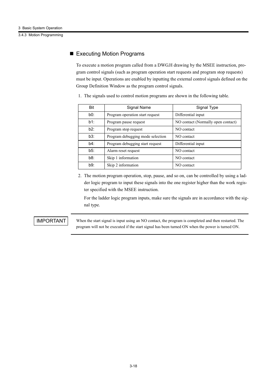 Executing motion programs | Yaskawa MP920 User's Manual Design User Manual | Page 92 / 565