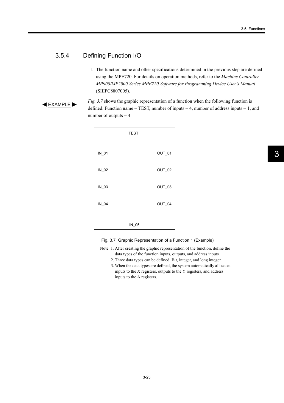 4 defining function i/o | Yaskawa MP920 User's Manual Design User Manual | Page 99 / 565