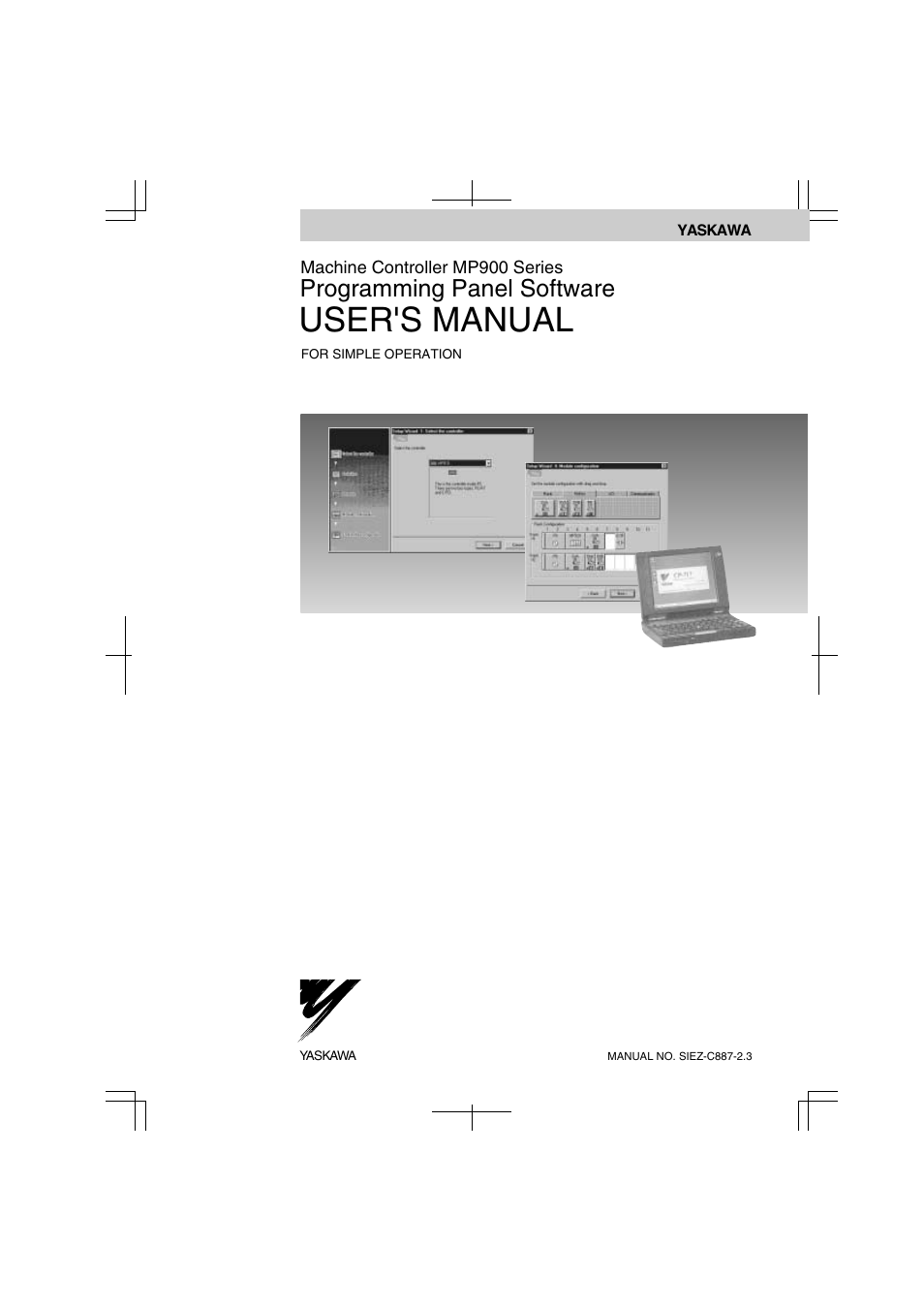Yaskawa MP900 Series Machine Controller Programming Panel for Simple Operation User Manual | 140 pages