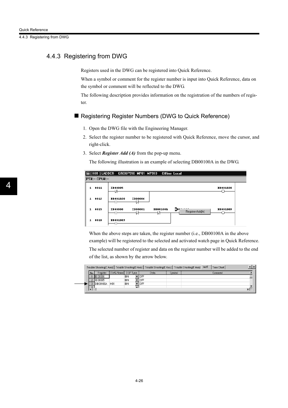 3 registering from dwg | Yaskawa MP900 Series Machine Controller Programming Panel for Simple Operation User Manual | Page 111 / 140
