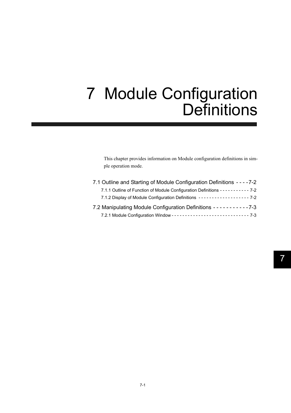 7 module configuration definitions | Yaskawa MP900 Series Machine Controller Programming Panel for Simple Operation User Manual | Page 130 / 140