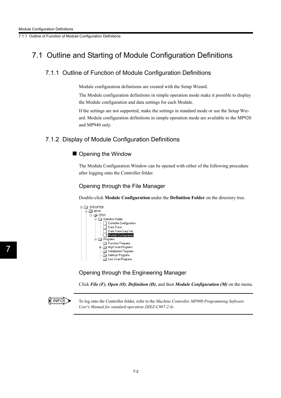 2 display of module configuration definitions | Yaskawa MP900 Series Machine Controller Programming Panel for Simple Operation User Manual | Page 131 / 140