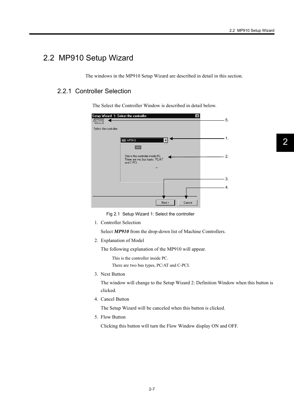 2 mp910 setup wizard, 1 controller selection | Yaskawa MP900 Series Machine Controller Programming Panel for Simple Operation User Manual | Page 19 / 140