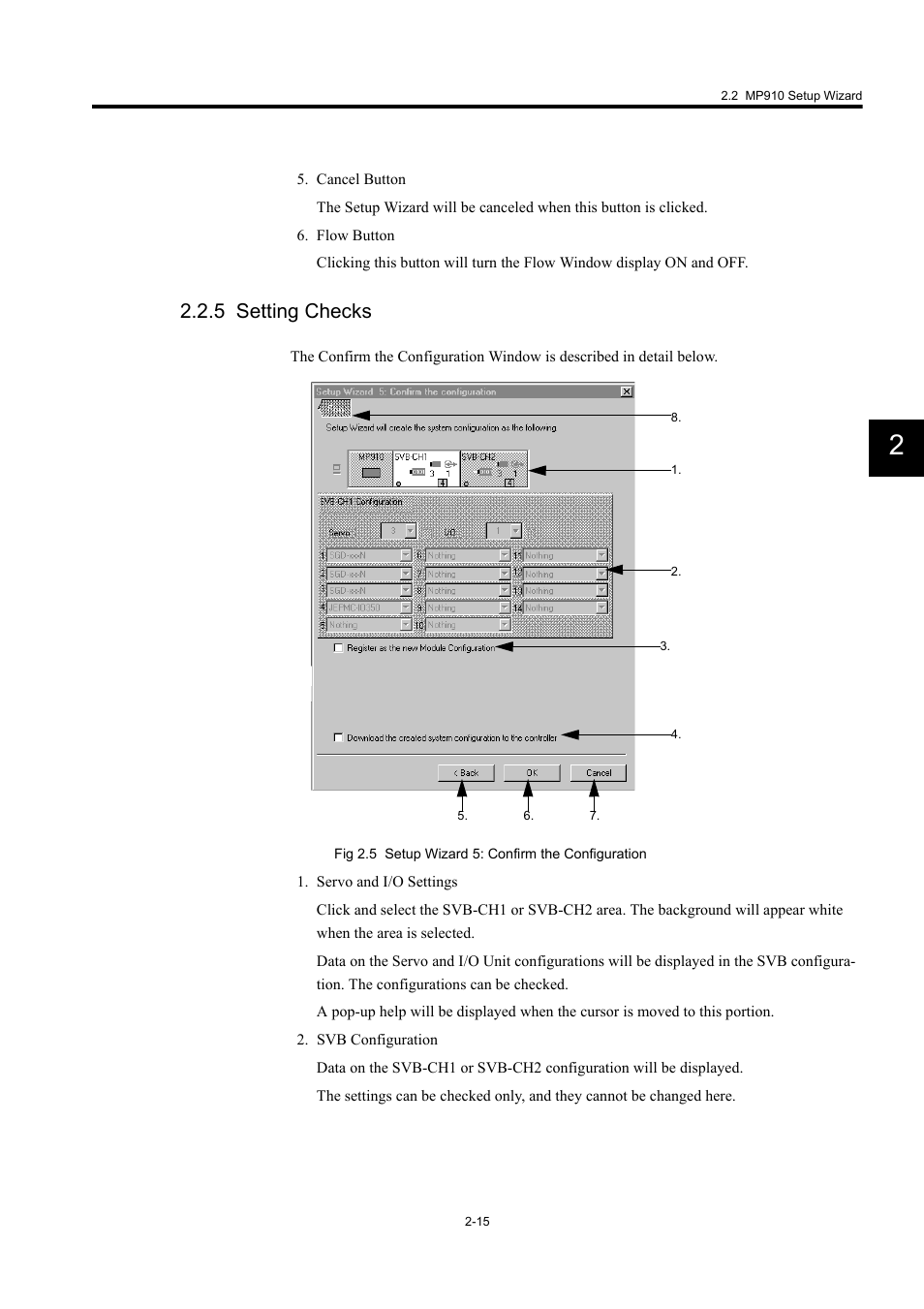 5 setting checks | Yaskawa MP900 Series Machine Controller Programming Panel for Simple Operation User Manual | Page 27 / 140
