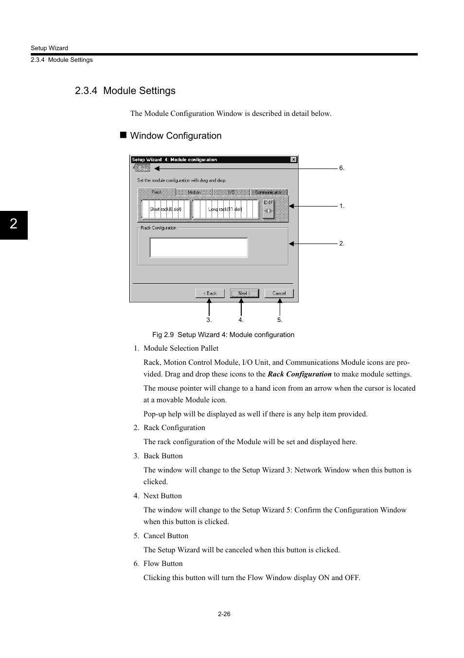 4 module settings, Window configuration | Yaskawa MP900 Series Machine Controller Programming Panel for Simple Operation User Manual | Page 38 / 140
