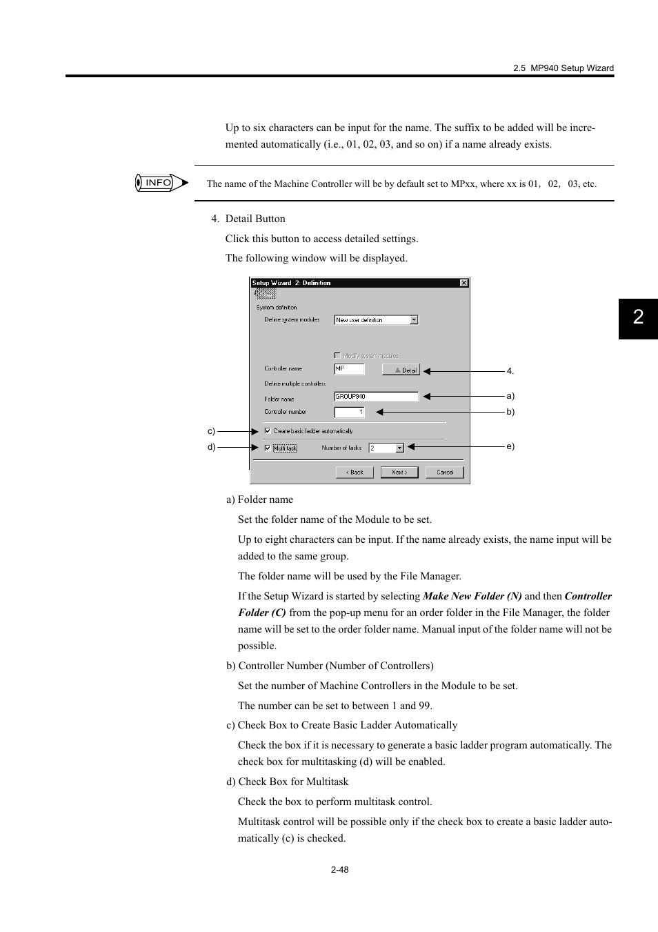 Yaskawa MP900 Series Machine Controller Programming Panel for Simple Operation User Manual | Page 60 / 140