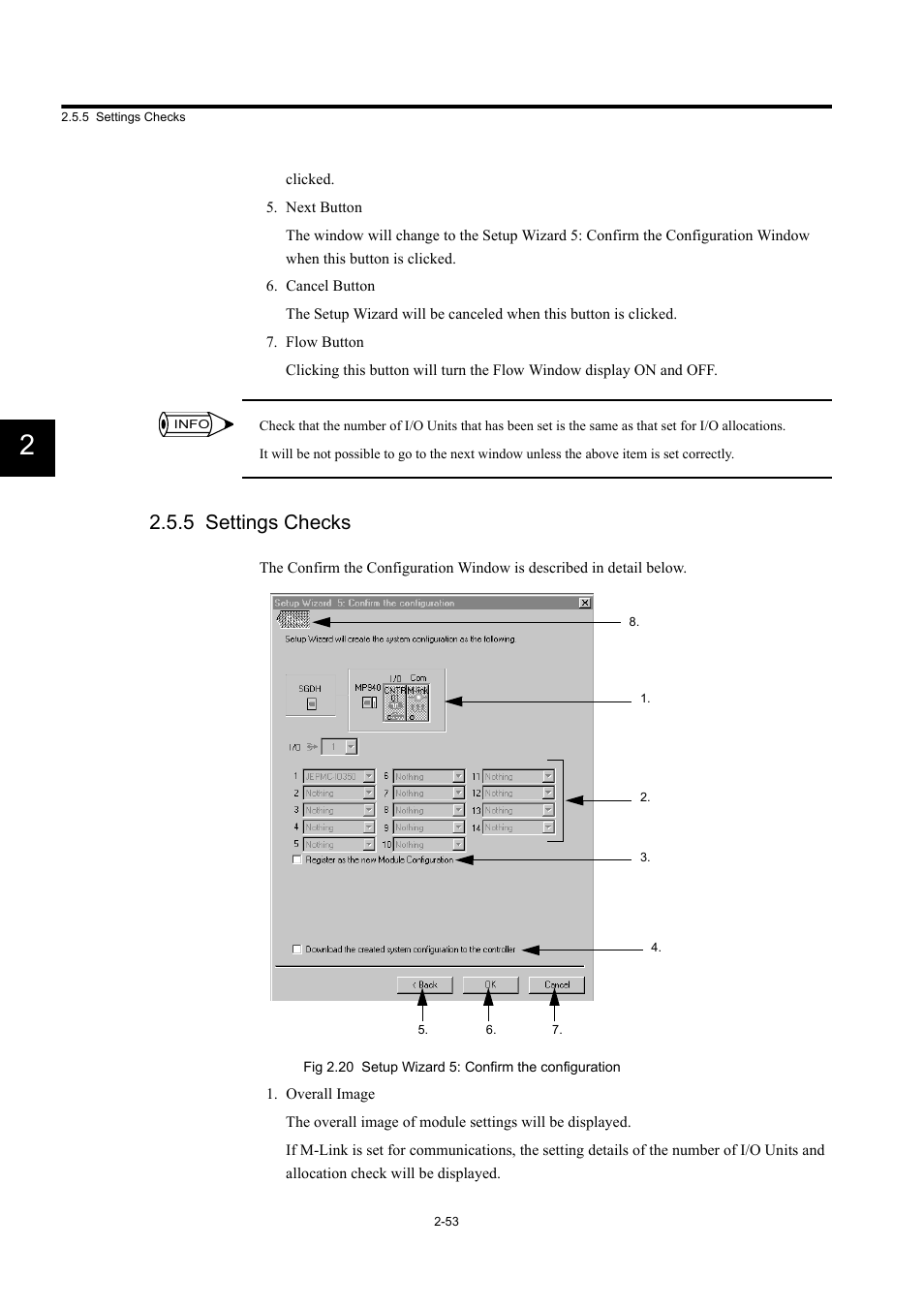 5 settings checks | Yaskawa MP900 Series Machine Controller Programming Panel for Simple Operation User Manual | Page 65 / 140
