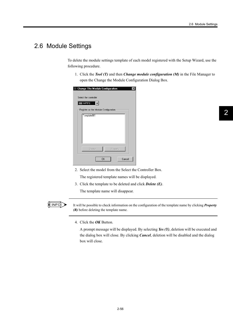 6 module settings | Yaskawa MP900 Series Machine Controller Programming Panel for Simple Operation User Manual | Page 68 / 140