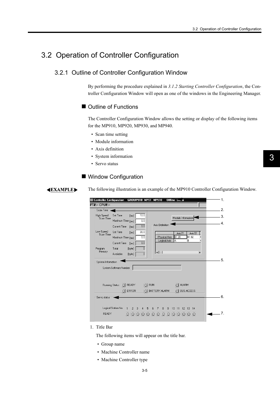 2 operation of controller configuration, 1 outline of controller configuration window | Yaskawa MP900 Series Machine Controller Programming Panel for Simple Operation User Manual | Page 75 / 140