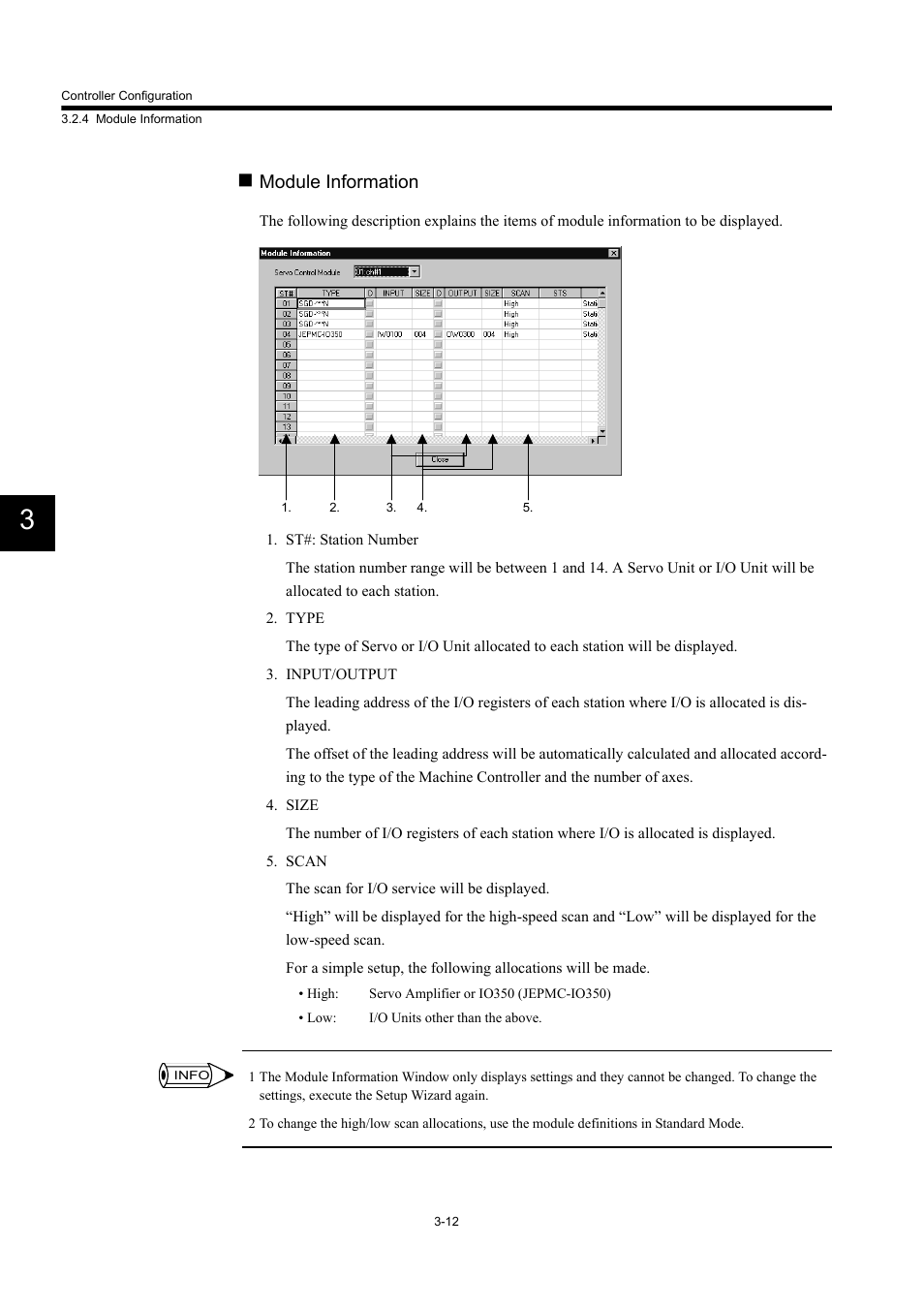 Module information | Yaskawa MP900 Series Machine Controller Programming Panel for Simple Operation User Manual | Page 82 / 140
