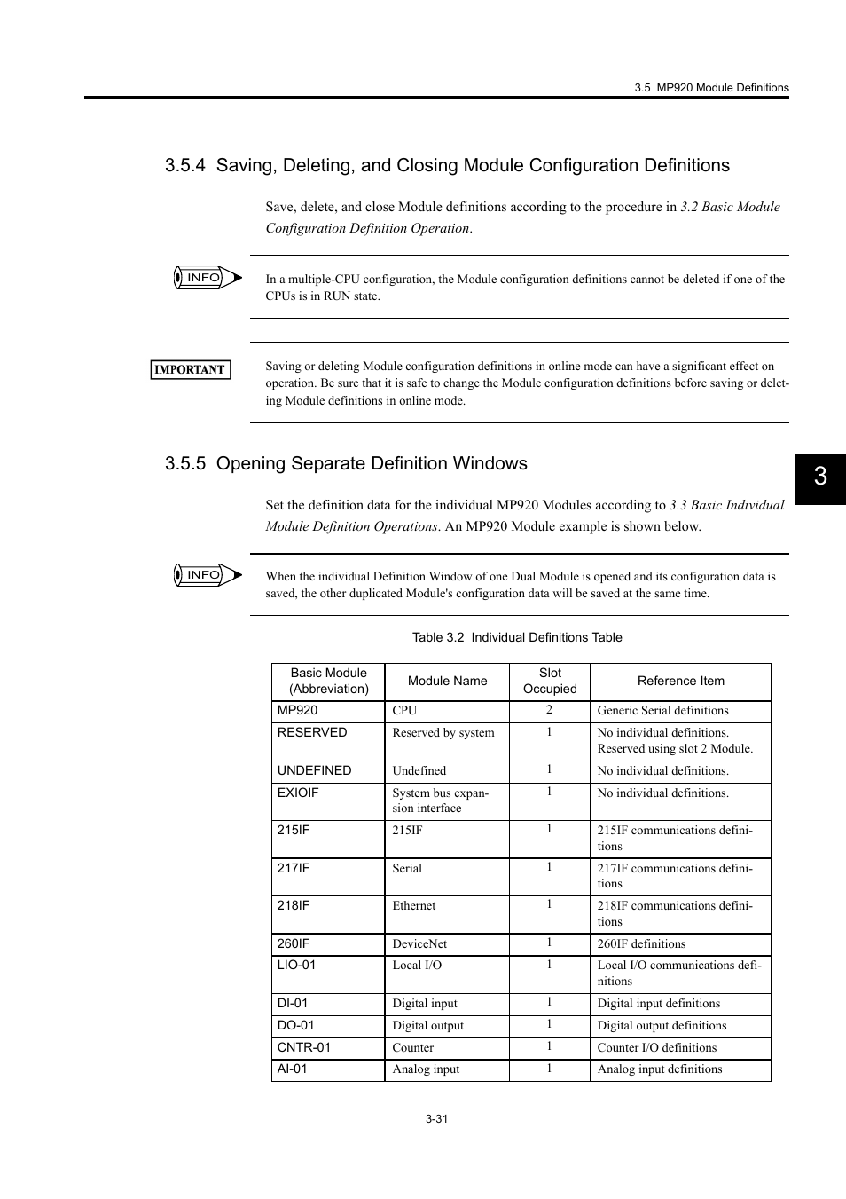 5 opening separate definition windows | Yaskawa MP900 Series Machine Controller for Standard Operation User Manual | Page 126 / 509