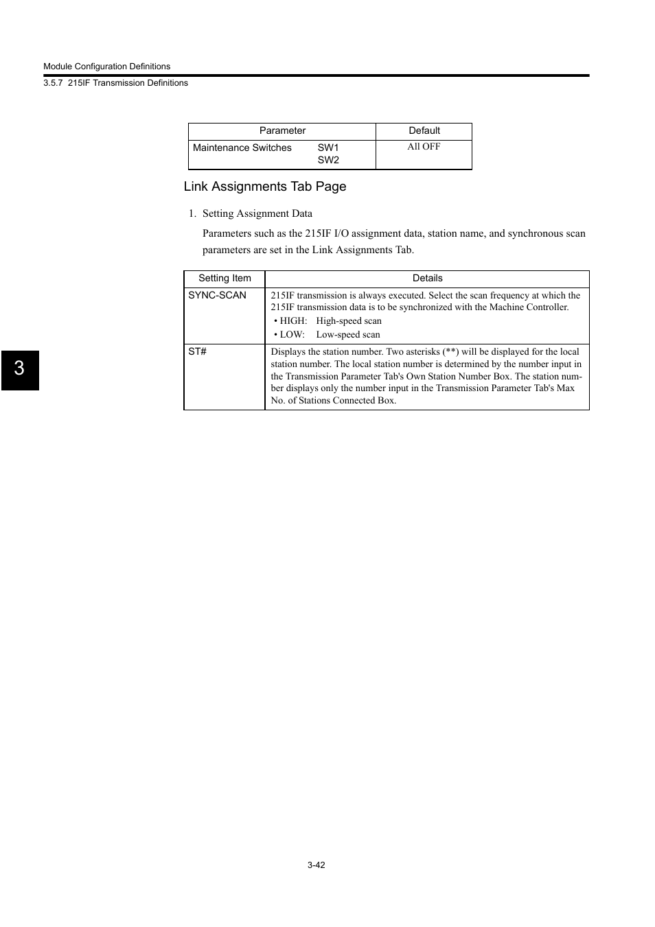 Link assignments tab page | Yaskawa MP900 Series Machine Controller for Standard Operation User Manual | Page 137 / 509