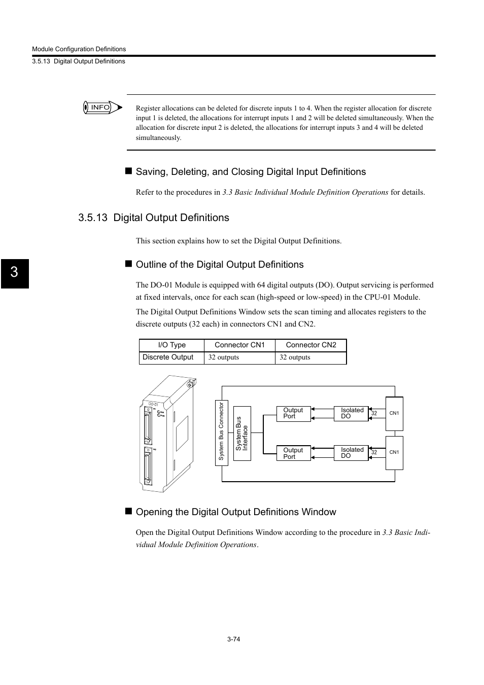 13 digital output definitions, Outline of the digital output definitions, Opening the digital output definitions window | Yaskawa MP900 Series Machine Controller for Standard Operation User Manual | Page 169 / 509