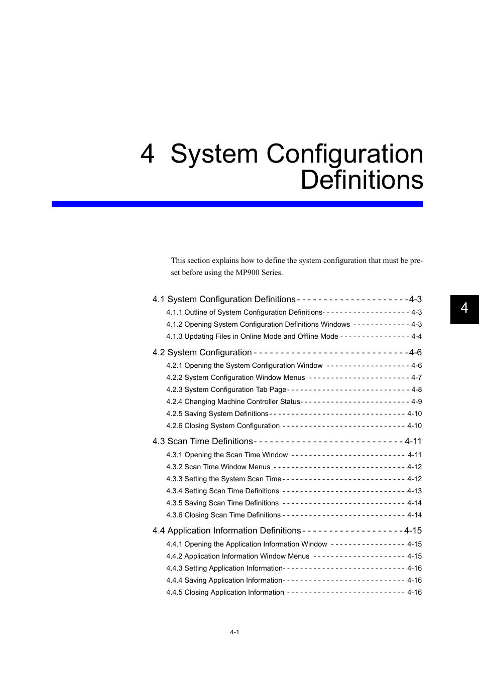 4 system configuration definitions | Yaskawa MP900 Series Machine Controller for Standard Operation User Manual | Page 258 / 509
