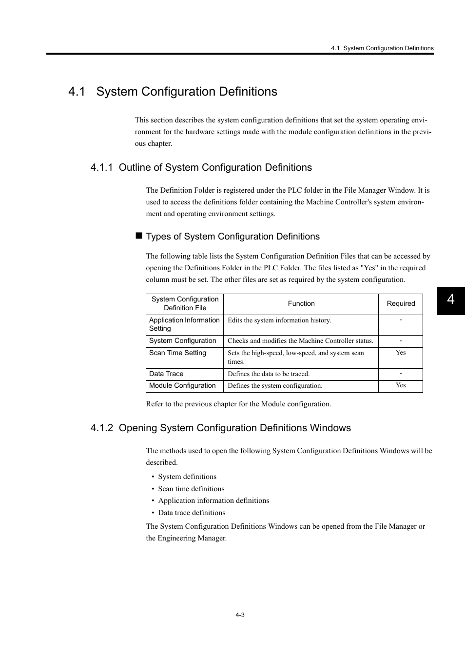 1 system configuration definitions, 1 outline of system configuration definitions, 2 opening system configuration definitions windows | Yaskawa MP900 Series Machine Controller for Standard Operation User Manual | Page 260 / 509