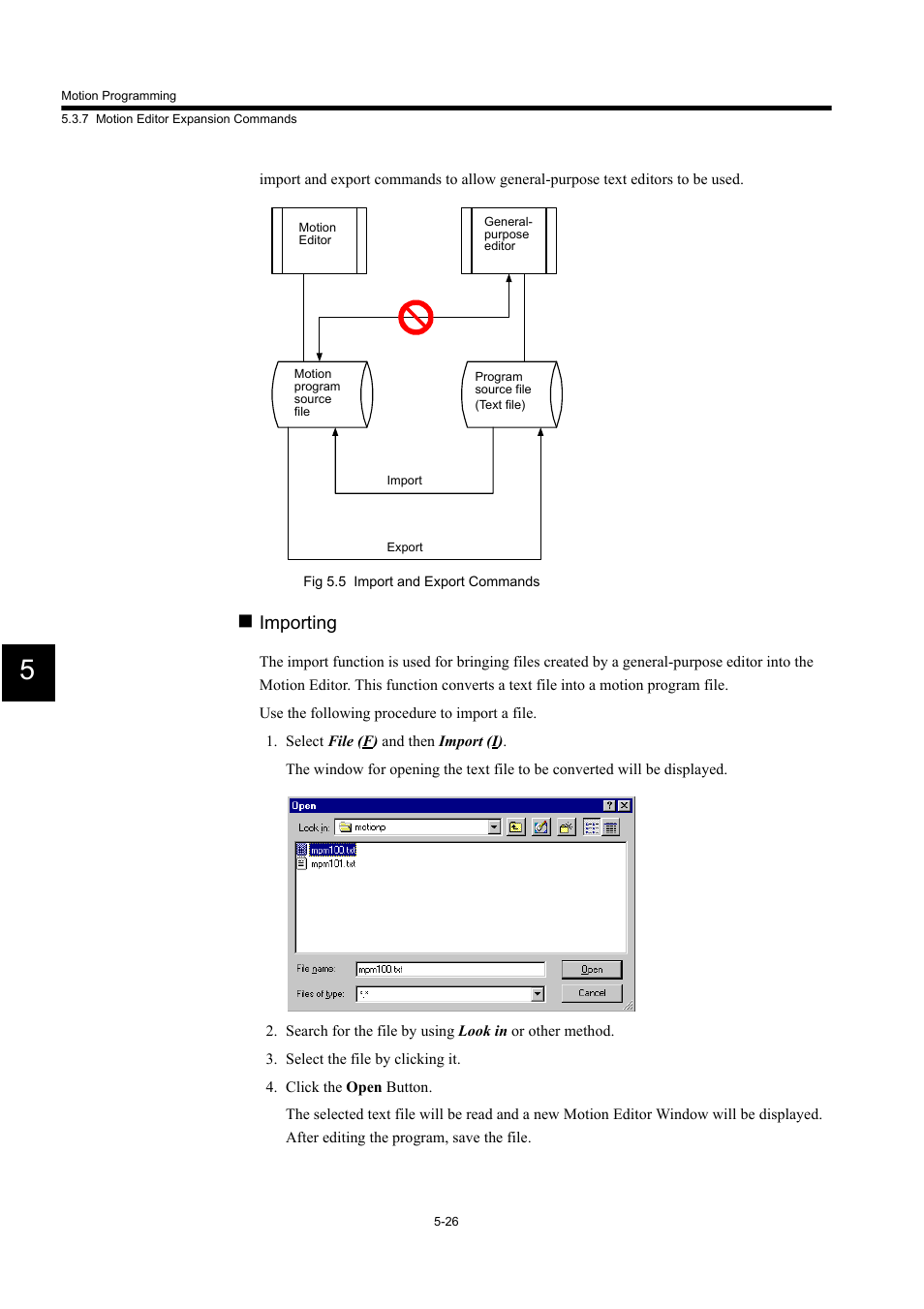Importing | Yaskawa MP900 Series Machine Controller for Standard Operation User Manual | Page 321 / 509