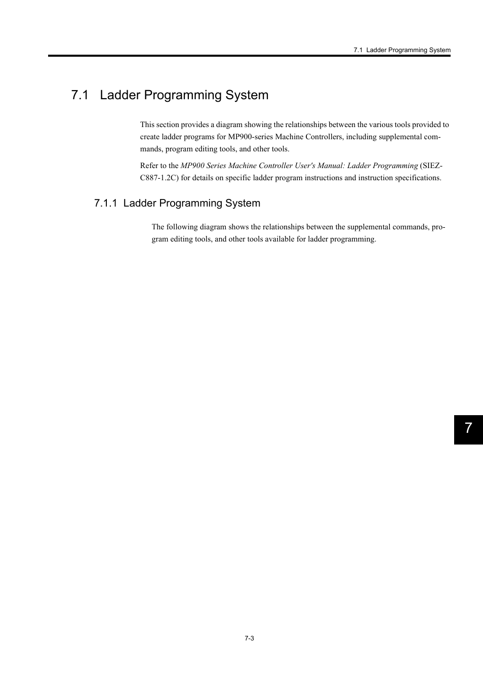 1 ladder programming system | Yaskawa MP900 Series Machine Controller for Standard Operation User Manual | Page 370 / 509