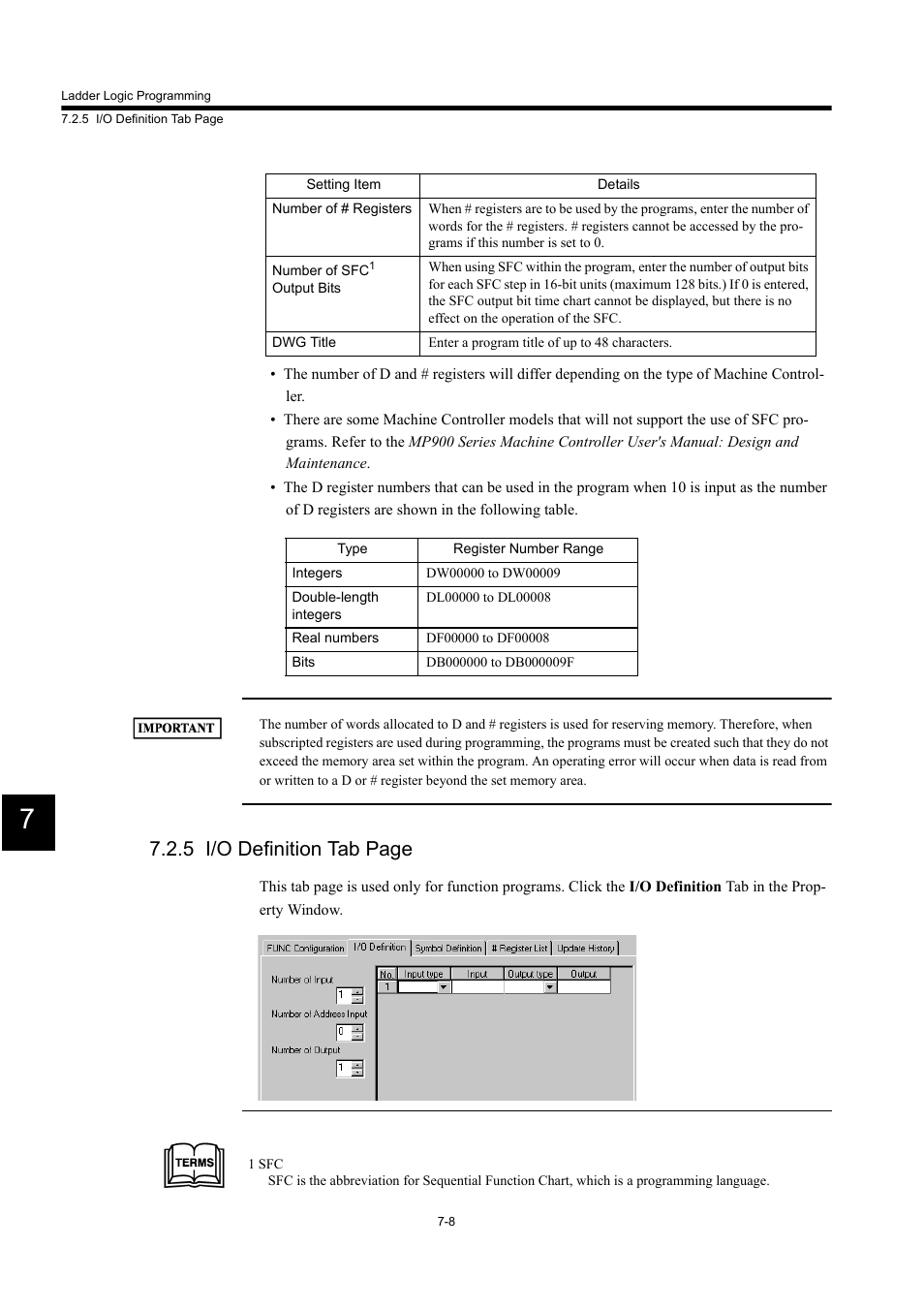 5 i/o definition tab page | Yaskawa MP900 Series Machine Controller for Standard Operation User Manual | Page 375 / 509